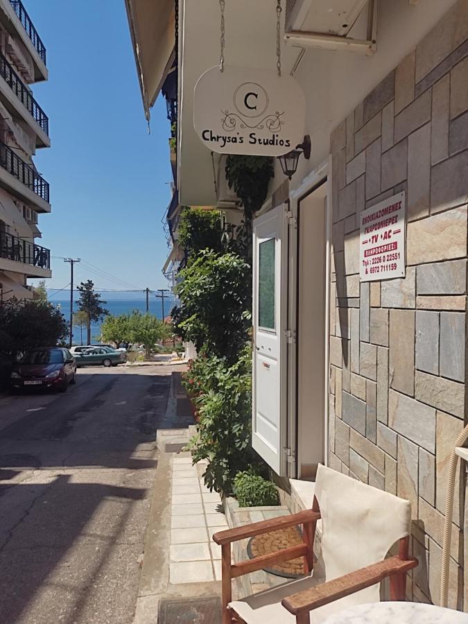 Chrysa'S Studios Loutra Edipsou  Exterior foto